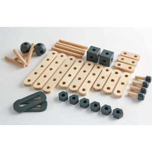 Dětská sada dřevěných součástek Flexa Toys Toolbox
