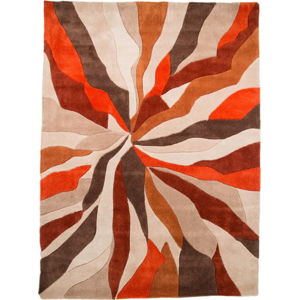 Oranžový koberec Flair Rugs Splinter, 160 x 220 cm