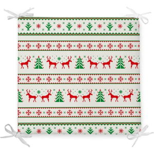 Vánoční podsedák s příměsí bavlny Minimalist Cushion Covers Traditions, 42 x 42 cm