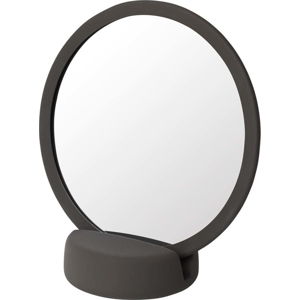 Hnědé stolní kosmetické zrcadlo Blomus, výška 18,5 cm