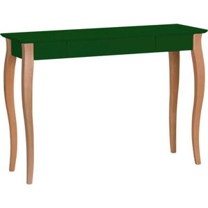 Tmavě zelený psací stůl Ragaba Lillo, šířka 105 cm