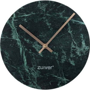 Zelené nástěnné mramorové hodiny Zuiver Marble Time