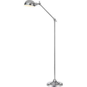 Stojací lampa ve stříbrné barvě (výška 143 cm) Portland – Markslöjd