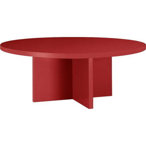 Červený kulatý konferenční stolek ø 80 cm Pausa – Really Nice Things