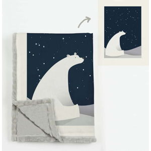 Dětská deka The Wild Hug Bear Night, 170 x 130 cm