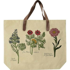 Plátěná taška s motivy květin Surdic Flowers