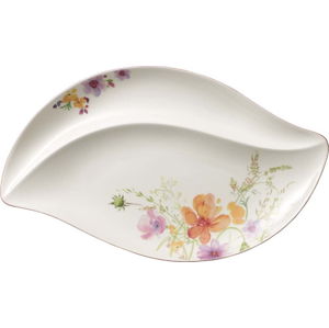 Porcelánový servírovací talíř s motivem květin Villeroy & Boch Mariefleur Serve, 50 x 30 cm
