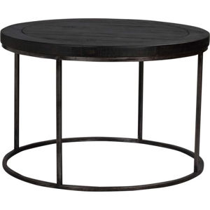 Černý dřevěný konferenční stolek Rowico Brogge