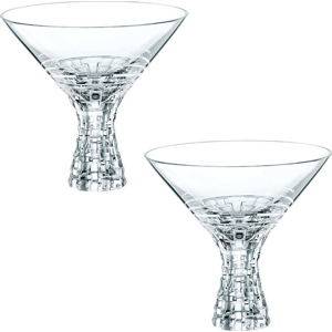 Sada 2 sklenic na koktejly z křišťálového skla Nachtmann Bossa Nova, 340 ml