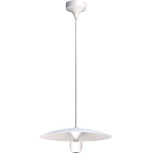Bílé závěsné svítidlo SULION Poppins, výška 150 cm