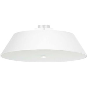 Bílé stropní svítidlo se skleněným stínidlem ø 60 cm Hektor - Nice Lamps