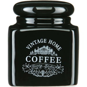 Černá dóza na kávu Premier Housewares Vintage Home