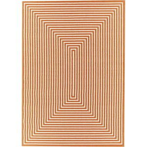 Oranžový venkovní koberec Floorita Braid, 160 x 230 cm