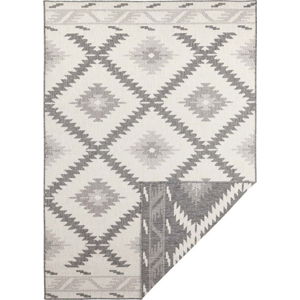 Šedo-krémový venkovní koberec Bougari Malibu, 290 x 200 cm