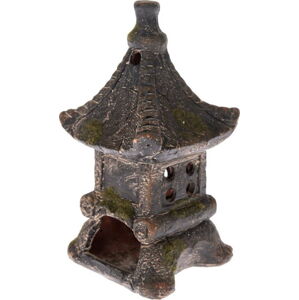 Černý keramický svícen Dakls Pagoda