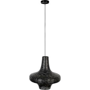 Černé závěsné svítidlo Dutchbone Trooper, ø 45 cm