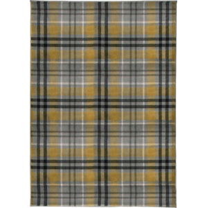 Žluto-šedý koberec Flair Rugs Highland, 80 x 150 cm