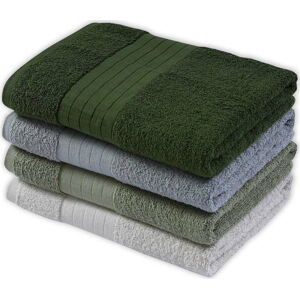 Sada 4 bavlněných ručníků Bonami Selection Firenze, 50 x 100 cm