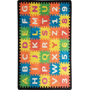 Dětský koberec Puzzle, 100 x 160 cm
