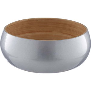 Bambusová miska ve stříbrné barvě Premier Housewares, ⌀ 20 cm