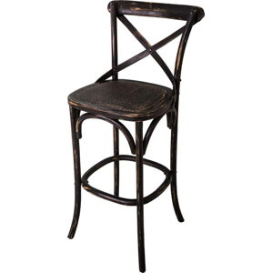 Černá barová židle 111 cm – Antic Line