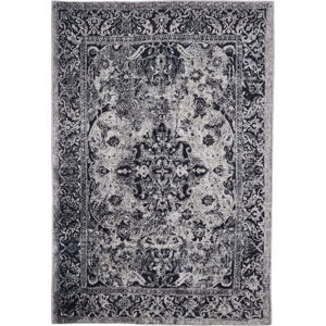 Tmavě šedý koberec Floorita Edessa, 80 x 150 cm
