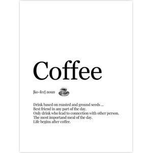 Plakát 30x40 cm Coffee – knor