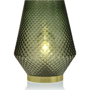 Zelená skleněná olejová LED lampa Versa Relax, ⌀ 21 cm