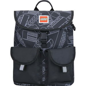 Černý dětský batůžek LEGO® Tribini Happy