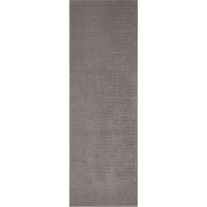 Tmavě šedý běhoun Mint Rugs Supersoft, 80 x 250 cm