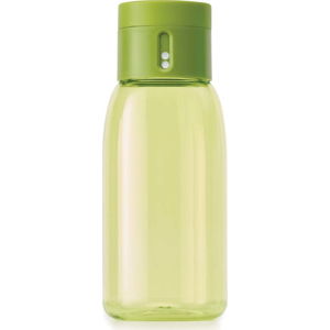 Zelená lahev s počítadlem Joseph Joseph Dot, 400 ml
