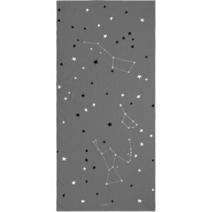 Tmavě šedá osuška 70x150 cm Constellation – Blanc