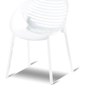 Bílá stohovatelná zahradní židle Hartman Romeo