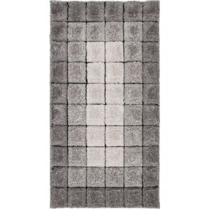 Koberec Flair Rugs Velvet 3D Cube Grey, 80 x 150 cm