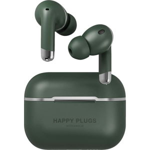 Bezdrátová zelená sluchátka Happy Plugs Air 1 ANC