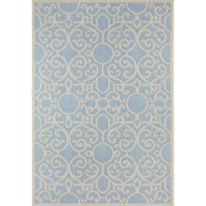 Modro-béžový venkovní koberec Bougari Nebo, 140 x 200 cm