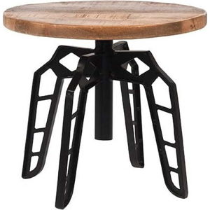 Odkládací stolek s deskou z mangového dřeva LABEL51 Pebble, ⌀ 45 cm