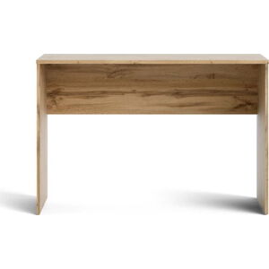 Hnědý pracovní stůl v dubovém dekoru Tvilum Function Plus