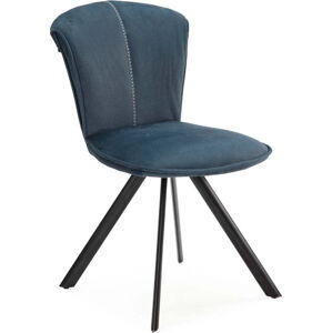 Tmavě modré jídelní židle v sadě 2 ks Simbra – Marckeric