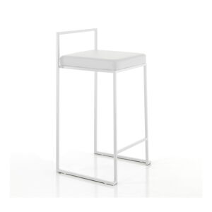 Bílé barové židle v sadě 2 ks 77 cm Dodo – Tomasucci