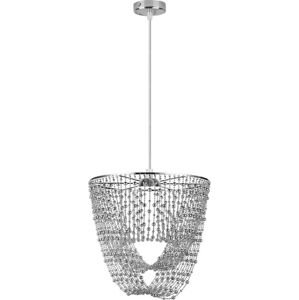 Závěsné svítidlo ve stříbrné barvě ø 40 cm Elba – Candellux Lighting