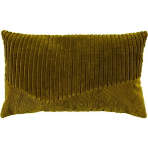 Zelený bavlněný polštář BePureHome, 30 x 50 cm