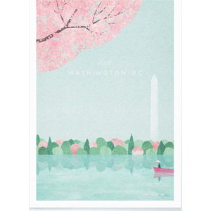 Plakát Travelposter Washington D.C., 50 x 70 cm