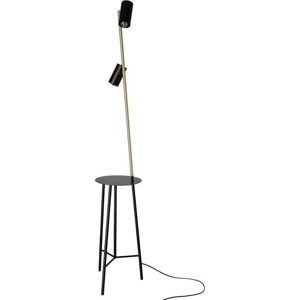 Černá/ve zlaté barvě stojací lampa (výška 164 cm) Perret – Candellux Lighting