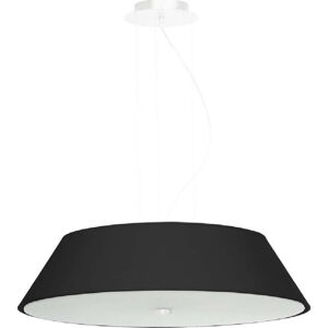 Černé závěsné svítidlo se skleněným stínidlem ø 60 cm Hektor - Nice Lamps
