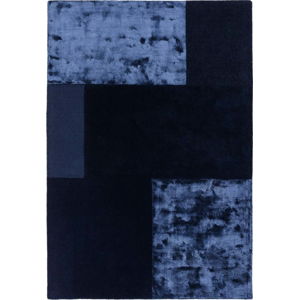 Tmavě modrý koberec Asiatic Carpets Tate Tonal Textures, 160 x 230 cm