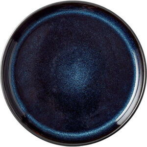 Černo-modrý talíř z kameniny ø 17 cm Mensa - Bitz