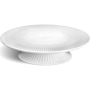 Bílý porcelánový podnos na dort Kähler Design Hammershoi Cake Dish, ⌀ 30 cm