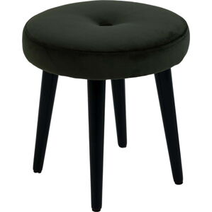 Černá sametová stolička Frisco - Actona