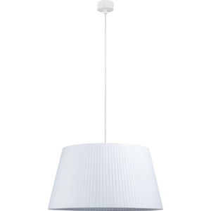 Bílé závěsné svítidlo s bílým kabelem Sotto Luce Kami, ⌀ 45 cm
